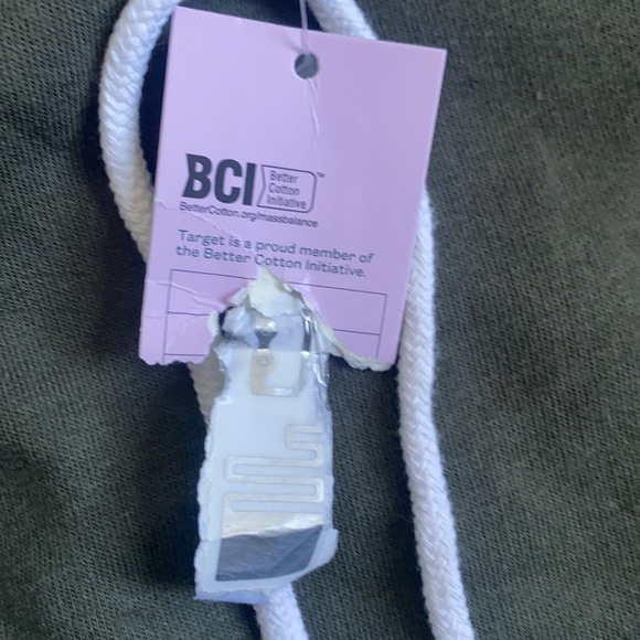 green cropped sweatshirt - Picture 4 of 4